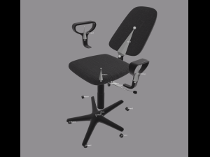 office chair 3D मॉडल