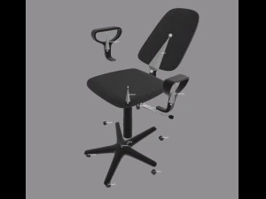 cadeira de escrit&oacute;rio Modelo 3D