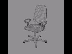 office chair 3D मॉडल