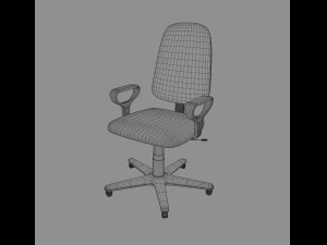 cadeira de escrit&oacute;rio Modelo 3D