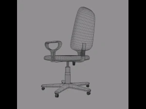 cadeira de escrit&oacute;rio Modelo 3D