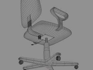 office chair 3D मॉडल