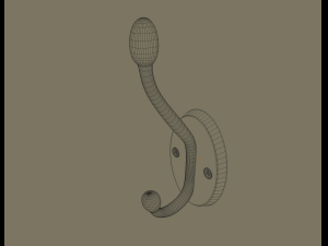 coat hook Modelo 3D
