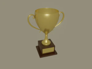 golden trophy 3D Model