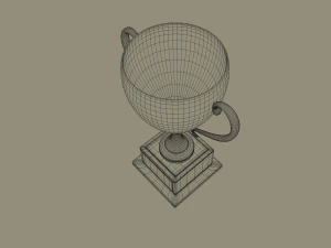 golden trophy 3D Model