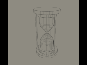 hourglass 3D 모델