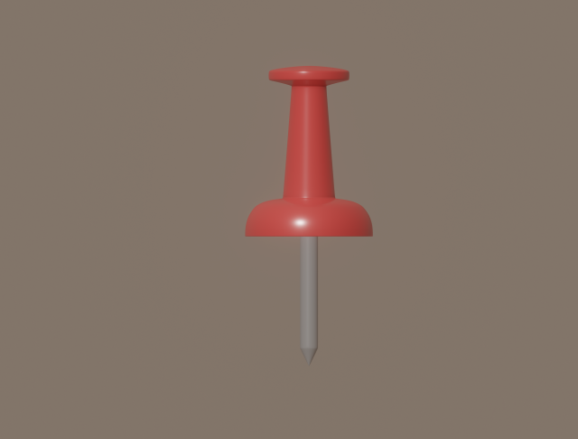 pin 3D-Modell .c4d .max .obj .3ds .fbx .stl .blend 