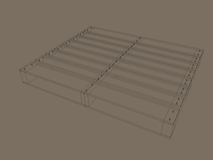 wood pallets 3D Model