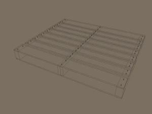 paletes de madeira Modelo 3D