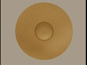 straw sun hat 3D Model