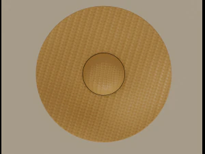 straw sun hat 3D Model