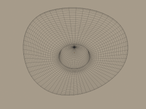 straw sun hat 3D Model