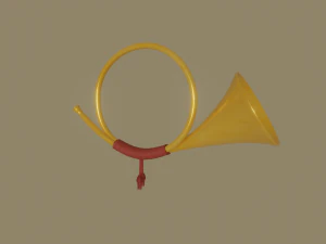 klakson pos Model 3D