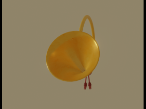 post horn 3D Model