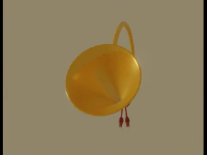 post horn 3D Model