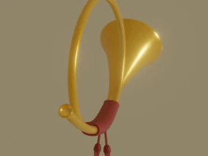 post horn 3D Model