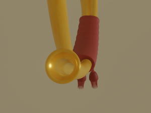 post horn 3D Model