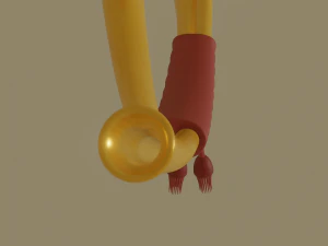 post horn 3D Model