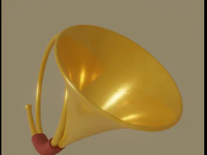 post horn 3D Model