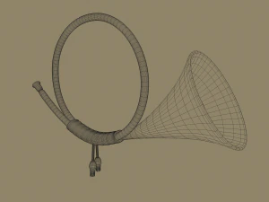 post horn 3D Model