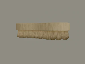 wooden scrub brush 3D Model