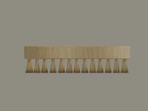 wooden scrub brush 3D Model