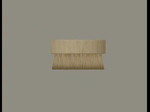 wooden scrub brush 3D Model