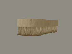 wooden scrub brush Modèle 3D