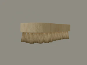 wooden scrub brush 3D Model