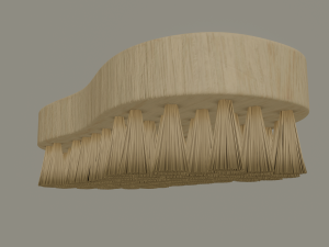 wooden scrub brush Modèle 3D