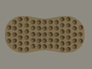 wooden scrub brush Modèle 3D