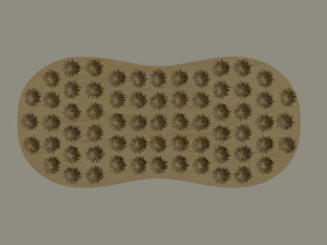 wooden scrub brush 3D Model