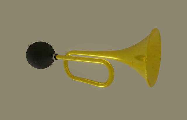 car air horn Modello 3D .c4d .max .obj .3ds .fbx .stl .blend 