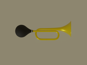 car air horn Modello 3D