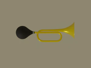 car air horn 3D Model