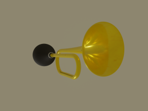 car air horn Modello 3D