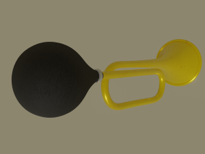 car air horn Modello 3D