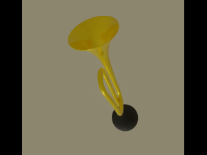 car air horn Modello 3D