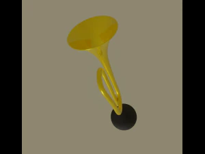car air horn 3D Model