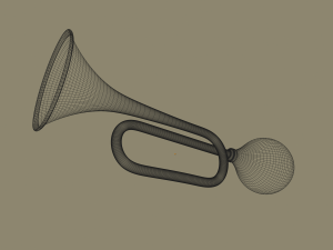 car air horn Modello 3D