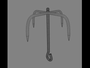 grappling hook 3D Model