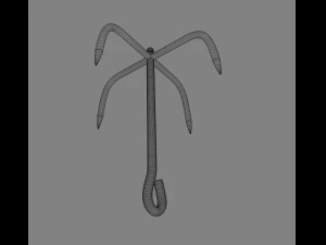 grappling hook 3D Model