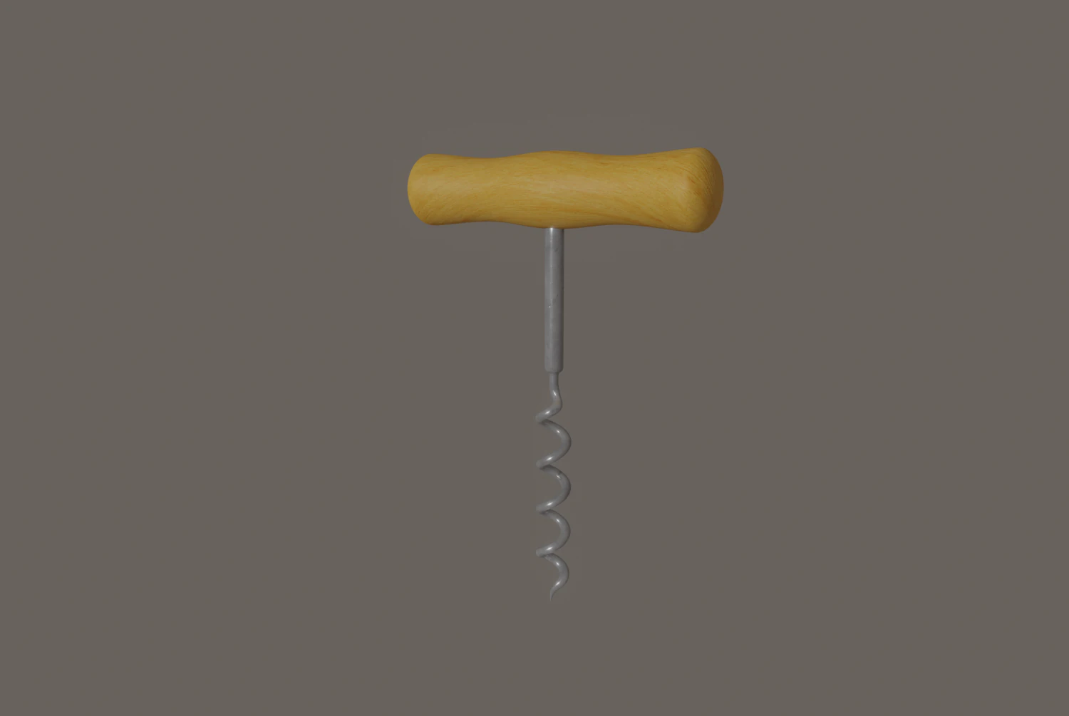 corkscrew 3D Model .c4d .max .obj .3ds .fbx .stl .blend 
