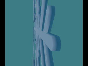 9 snowflakes 3D Модель
