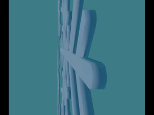 9 snowflakes 3D Model