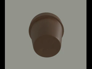 cactus in a flower pot 3D Model