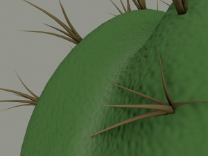 cactus in a flower pot 3D Model