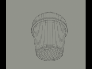 cactus in a flower pot 3D Model