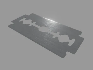 Rasierklinge 3D Modell