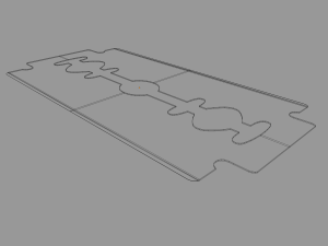 razor blade 3D Model